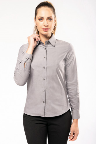 Kariban Ladies' long sleeve easy care oxford shirt [K534]