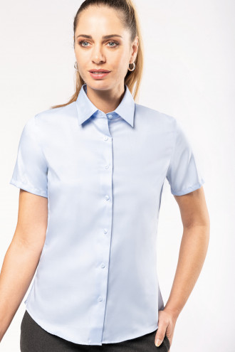 Kariban Dames non-iron blouse korte mouwen [K540]