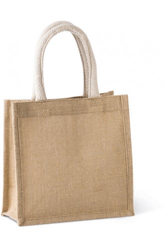 KI-Mood Jute canvas tote shopping bag - small [KI0272]