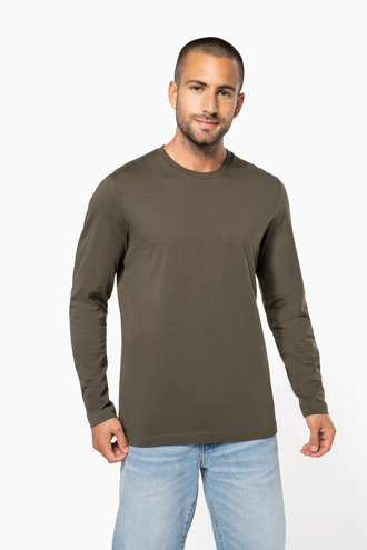 Kariban Men's long sleeve crew neck T-shirt [K359]