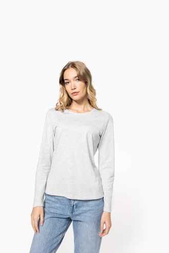 Kariban Ladies' long sleeve crew neck T-shirt [K383]