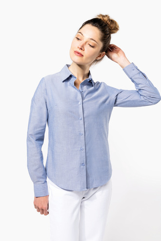 Kariban Ladies' long sleeve easy care oxford shirt [K534]