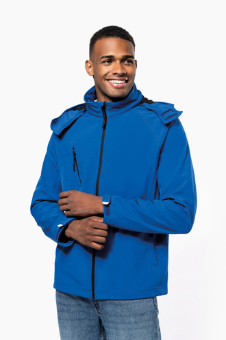 Kariban Men's hooded softshell jacket [K413]