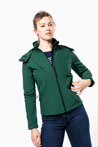 Kariban Ladies' hooded softshell jacket [K414]