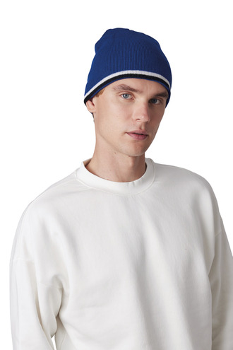 K-up Beanie hat with bi-colour bottom band [KP515]