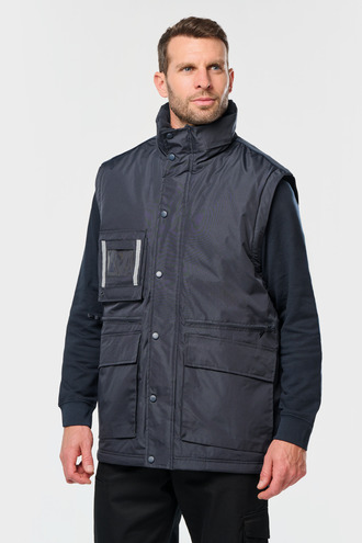 Kariban WK Detachable sleeve workwear parka [WK6106]