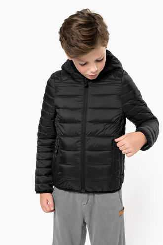 Kariban Kids lightweight hooded down jacket [K6112]