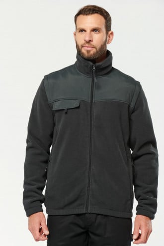 Kariban WK Fleece jacket with removable sleeves [WK9105]