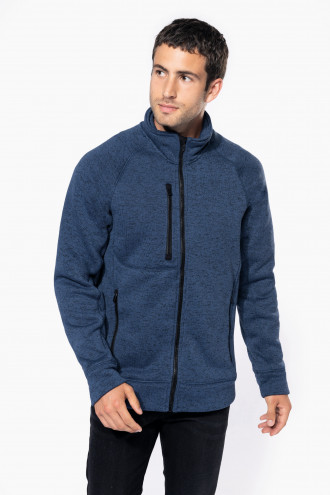 Kariban Mens full zip heather jacket [K9106]
