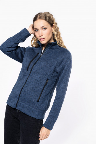 Kariban Ladies full zip heather jacket [K9107]