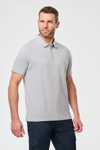 Kariban WK Mens short sleeve stud polo shirt [WK225]