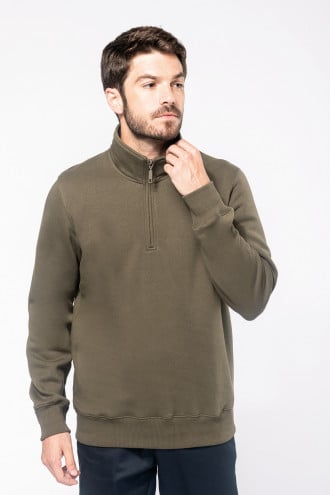 Kariban Zipped neck sweatshirt [K487]