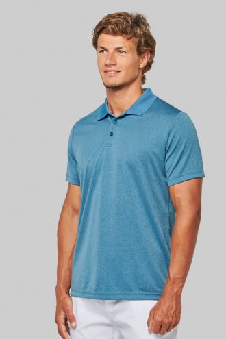 ProAct Adult short sleeve marl polo shirt [PA496]