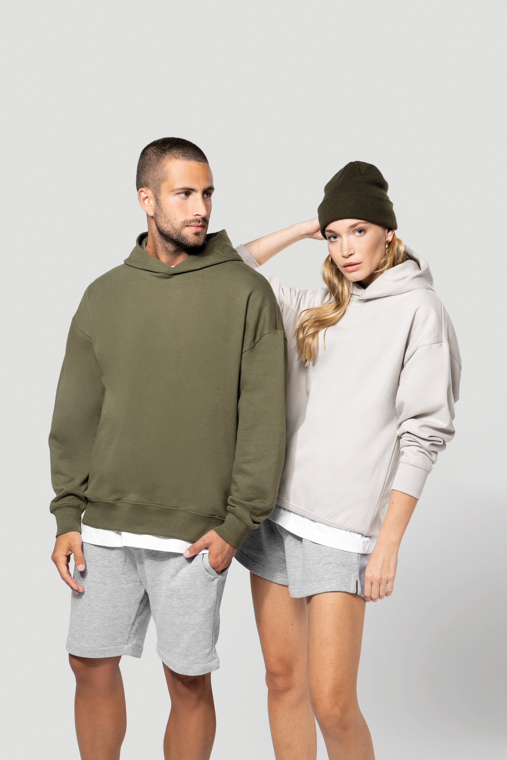 Kariban Unisex oversized fleece hoodie [K4018]