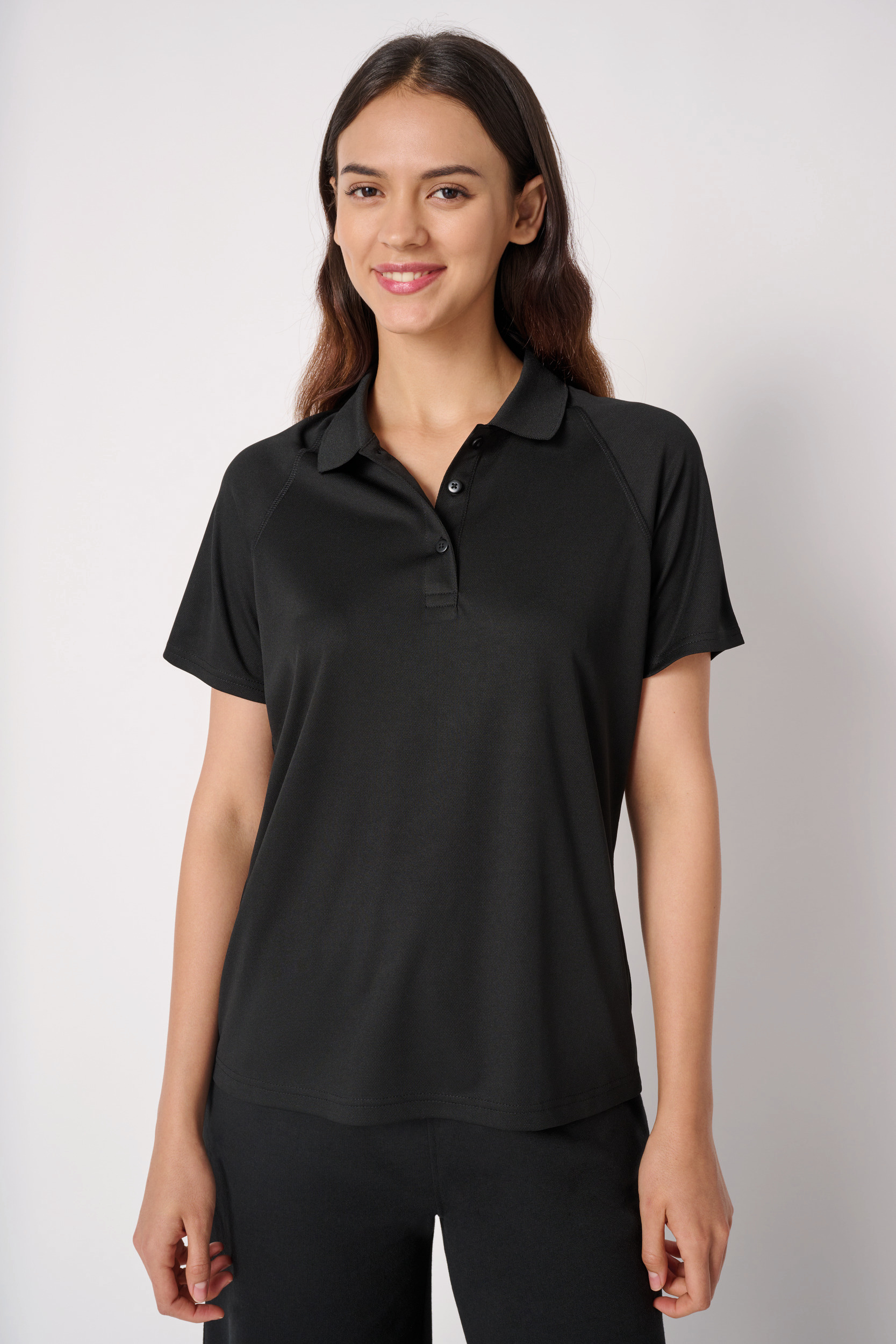 Ideal Basic Brand&nbsp;Ladies basic polyester polo shirt&nbsp;[IB201]