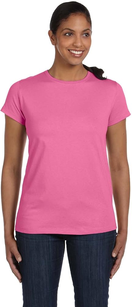 Hanes Ladies Tagless Crew Neck 155 [7100]