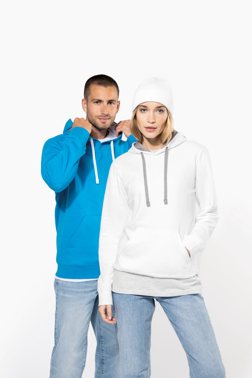 Kariban Contrast hooded sweater [K446]