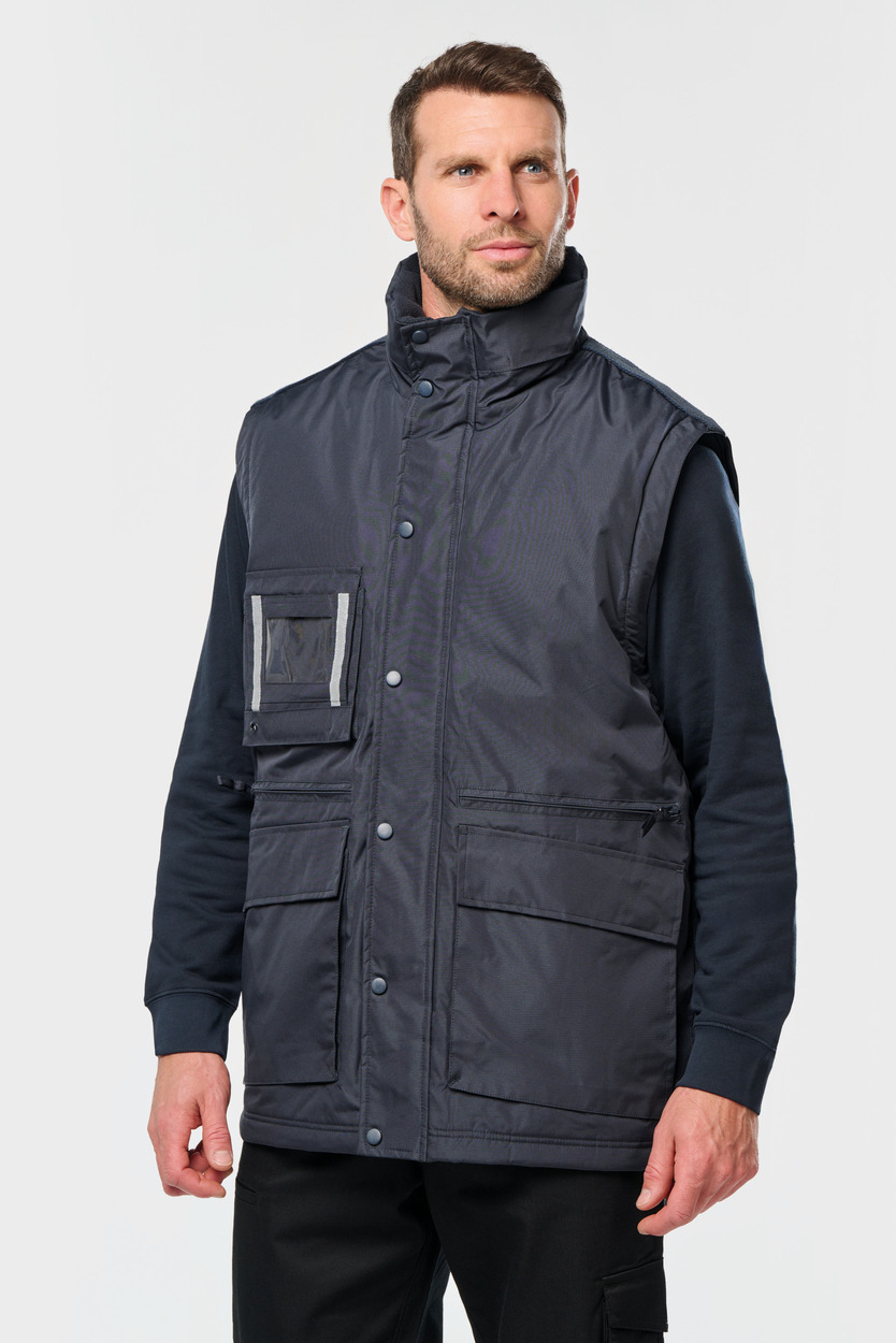 Kariban WK Detachable sleeve workwear parka [WK6106]