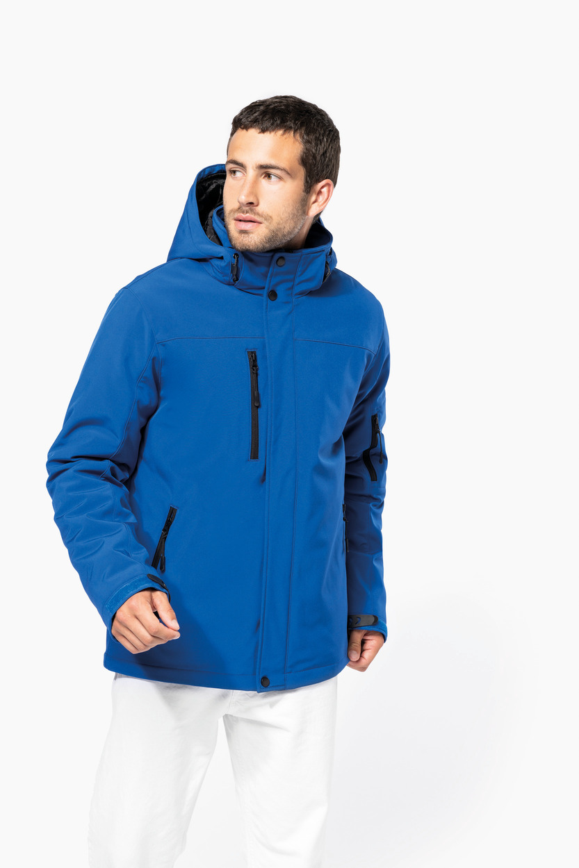 Kariban Mens hooded softshell lined parka [K650]