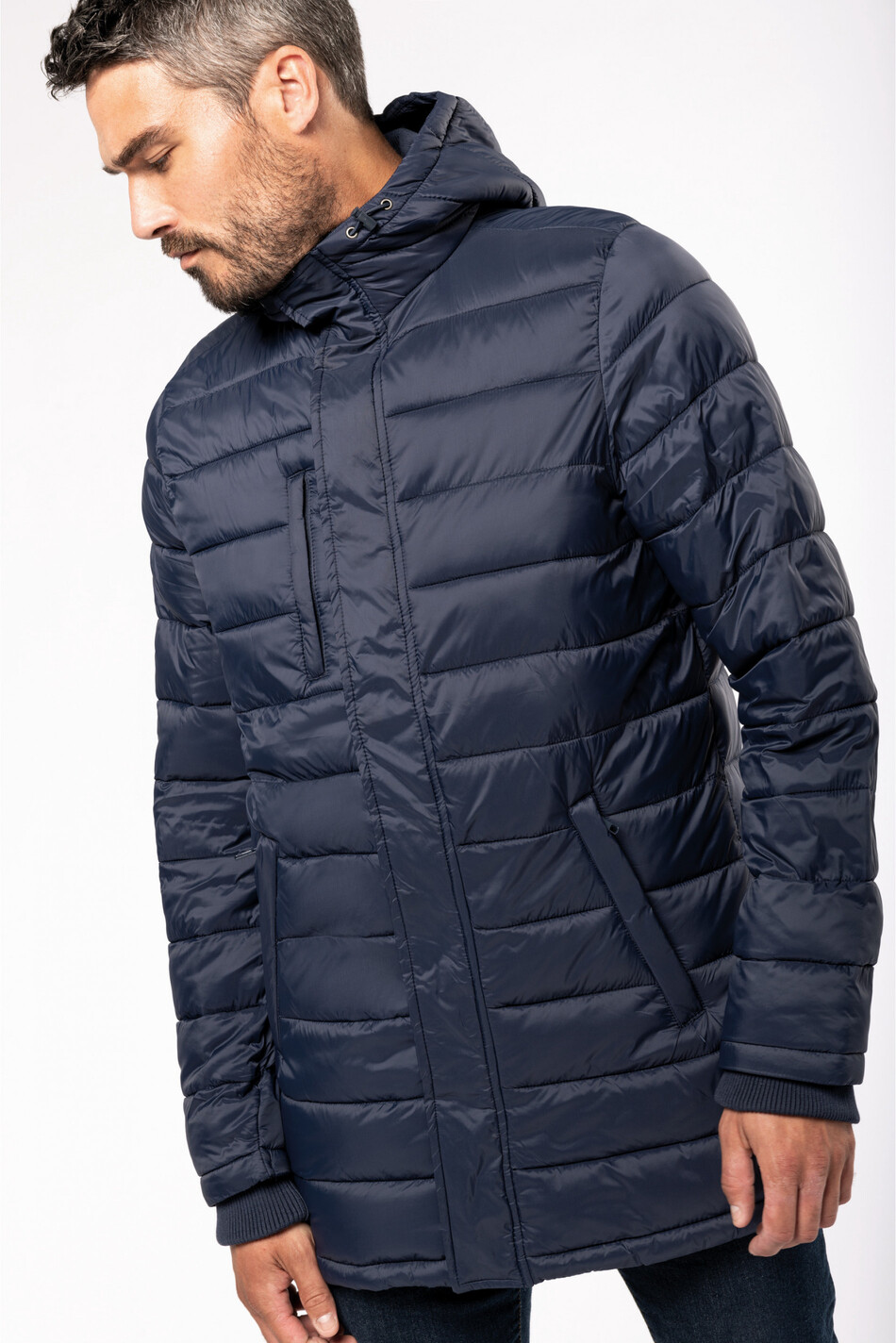 Kariban Mens lightweight hooded down parka [K6128]