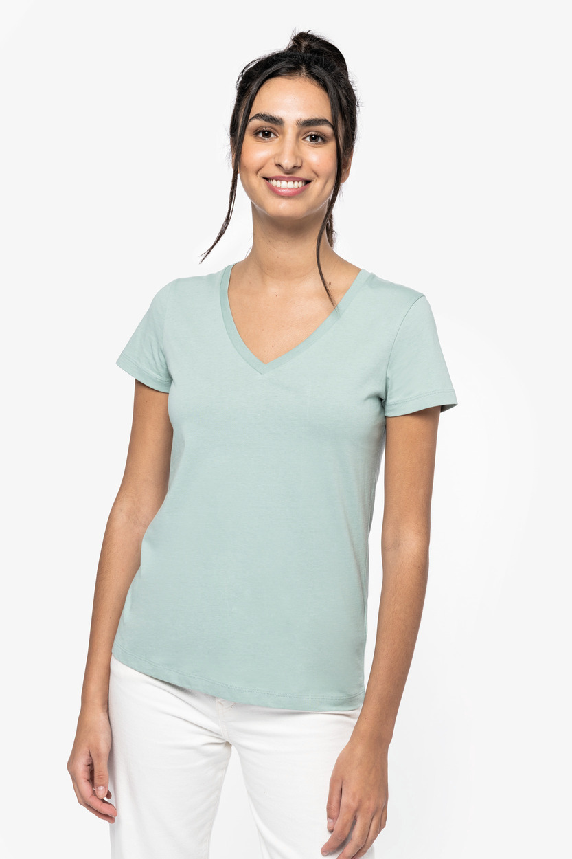 Native Spirit V-neck ladies t-shirt - 155g [NS334]