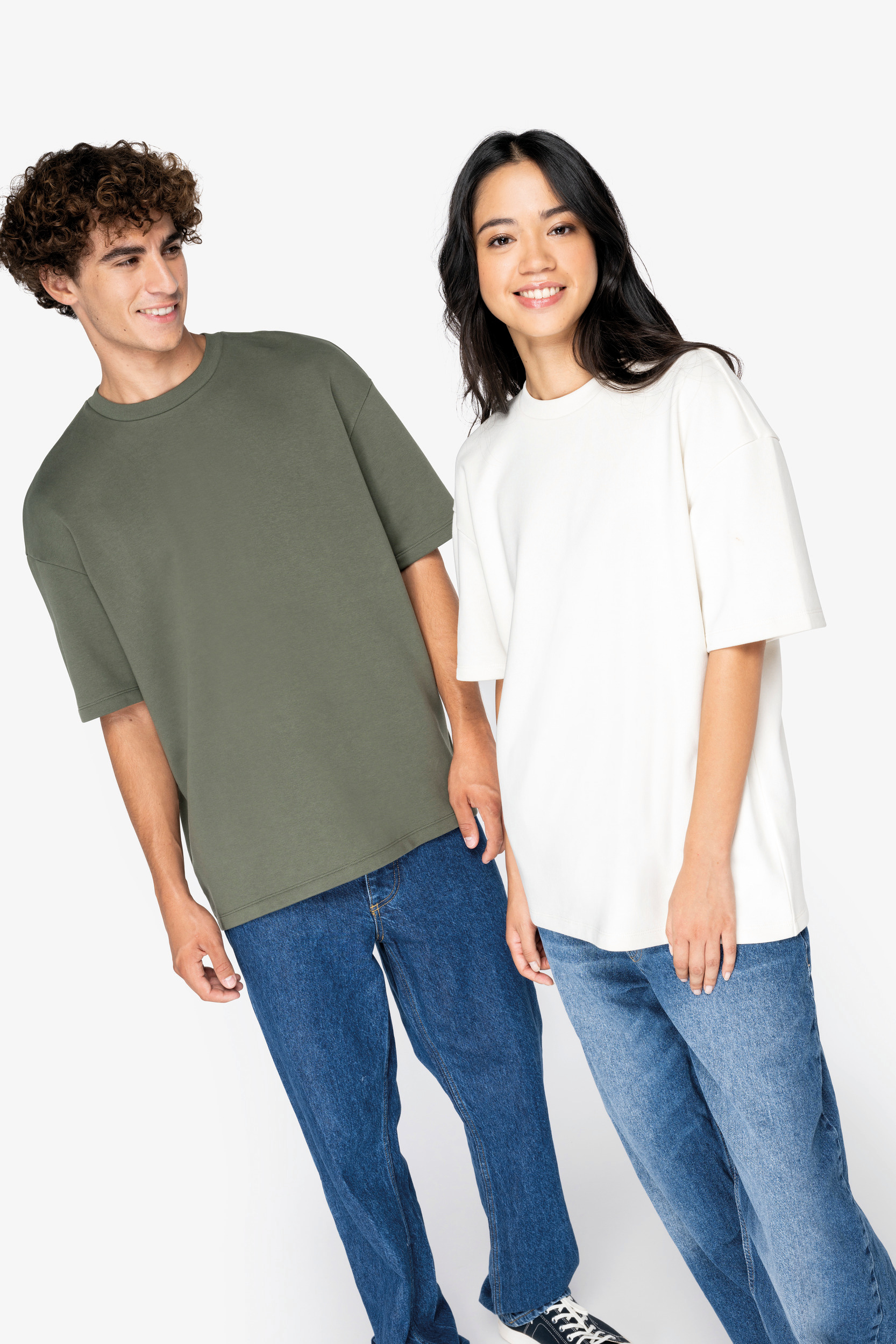 Native Spirit Unisex eco-friendly oversized French Terry t-shirt [NS308]