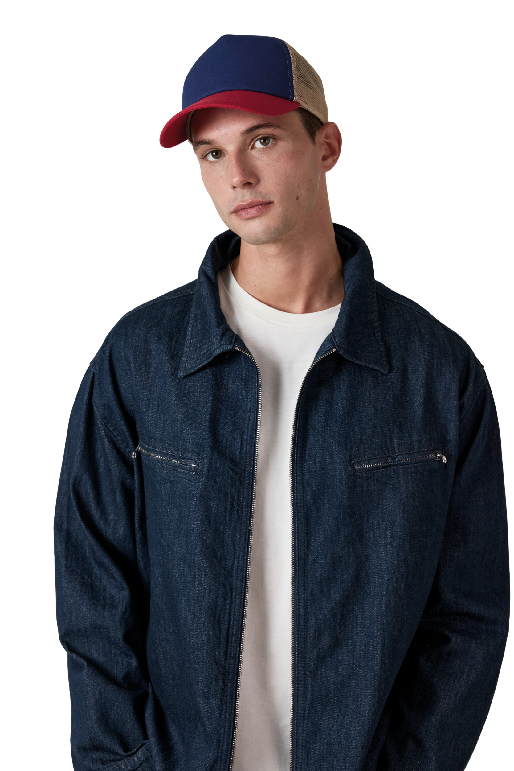 K-up 5-panel cotton canvas trucker cap - K-up Gold Label [KP240]