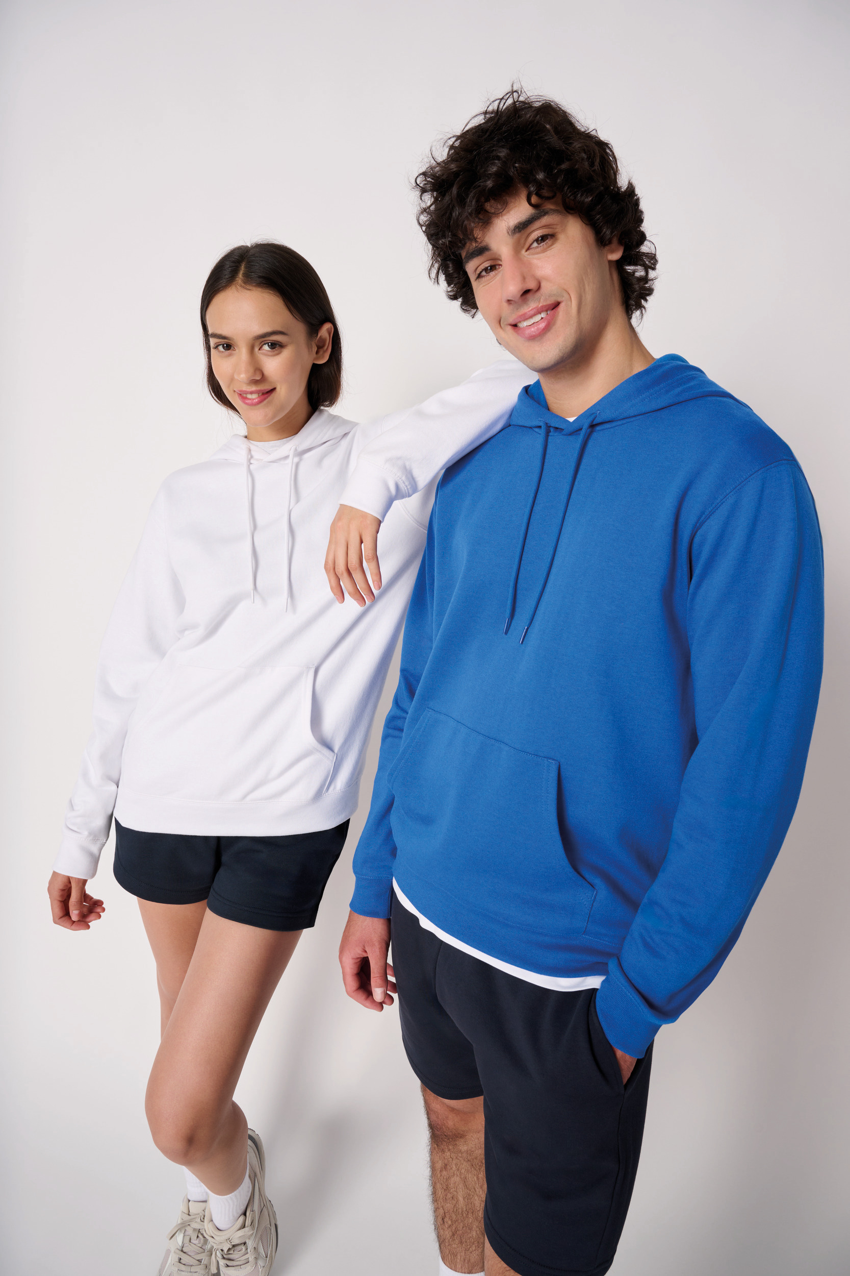 Ideal Basic Brand Unisex basic hoodie tubular sweatshirt [IB402]