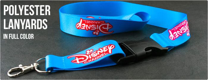 Polyester lanyards full-color