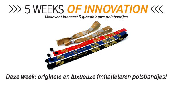 5 weeks of innovations: imitatieleren polsbandjes