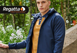Regatta Softshell jacket in navy, zowel voor casual als zakelijk gebruik