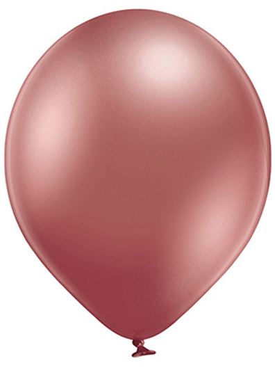 Glossy metallic Ø 30cm Roos goud