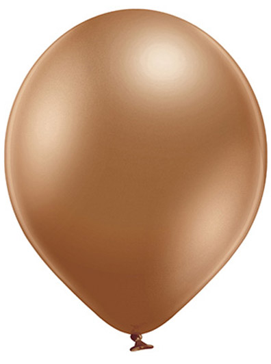 Glossy metallic Ø 30cm Koper