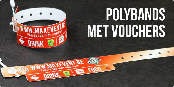 Gasten trakteren op gratis drank? Hang drankbonnetjes aan je polsbandjes!