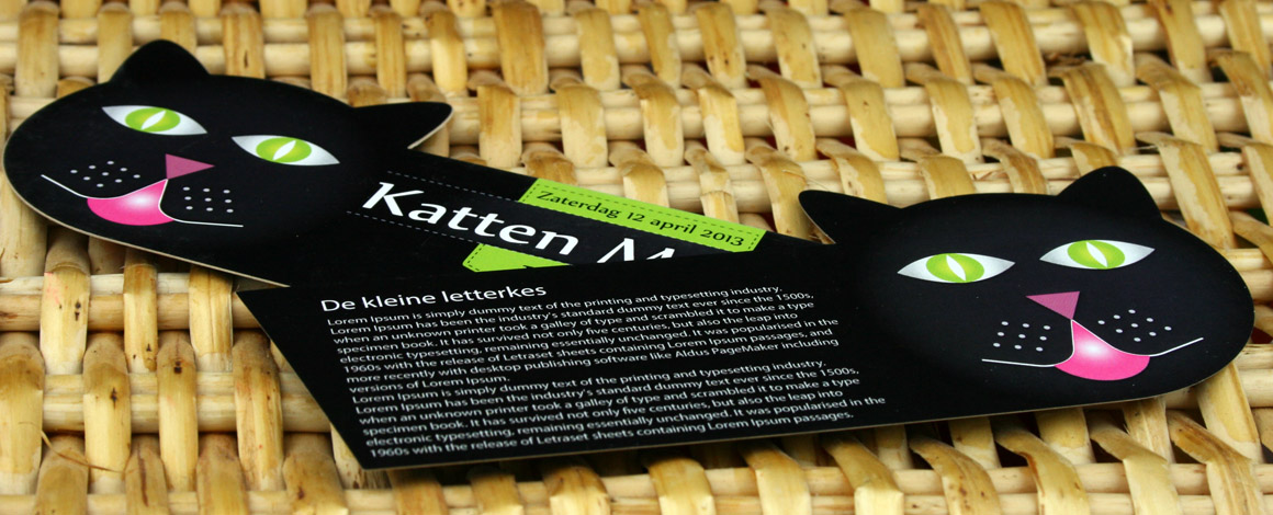 toegangstickets voor een musical uitgesneden in een speciale vorm