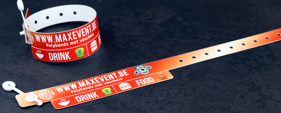 Gasten trakteren op gratis drank? Hang drankbonnetjes aan je polsbandjes!